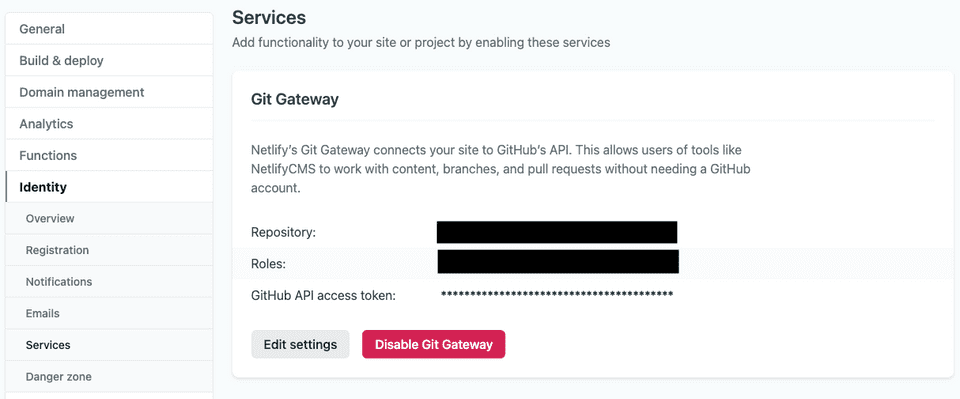 git gateway